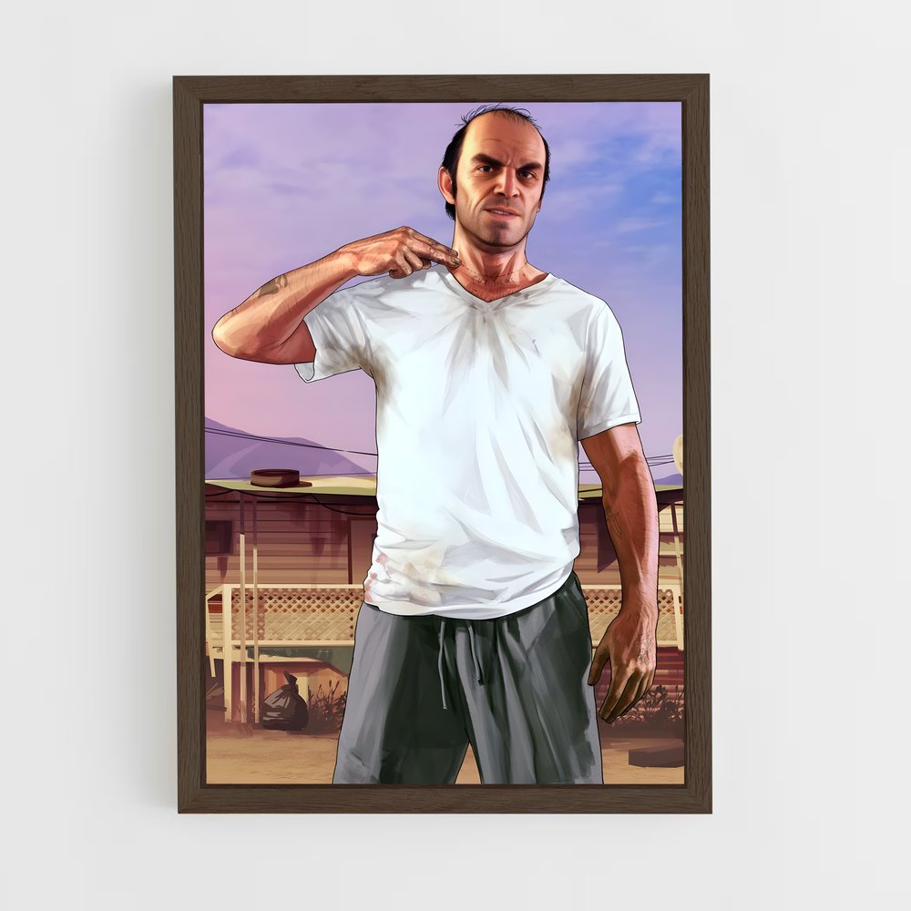 Poster Trevor's Chaos – affiche GTA V (vue 5)